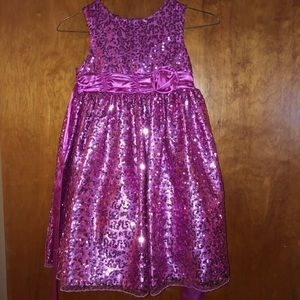 Pink Sequin dress size 6